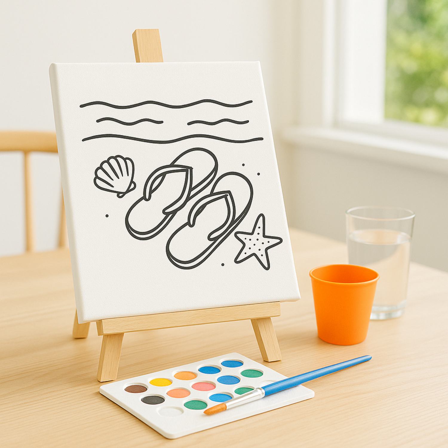 Pre-Drawn Canvases